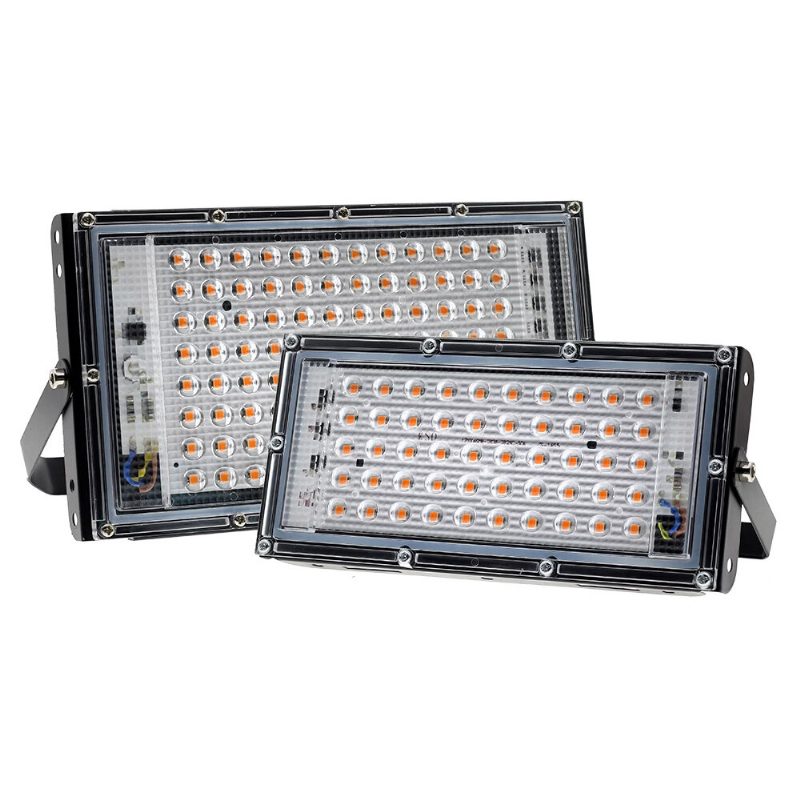 220v Led Grow Light Fitolámpa Növények Teljes Spektrumú Led Floodlight Virágok Palánták Növénytermesztés