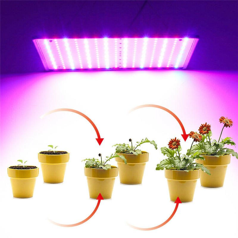 225 Led Grow Light Lámpa Teljes Spektrumú Ultravékony Panel Beltéri Növényi Zöldségvirág