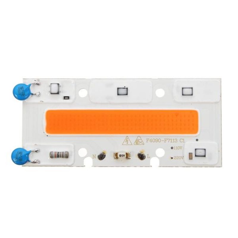 30 W Teljes Spektrumú Led Cob Chip Növekedési Lámpa Beltéri Növények Palánta Virághoz 90x40mm Ac110/220v