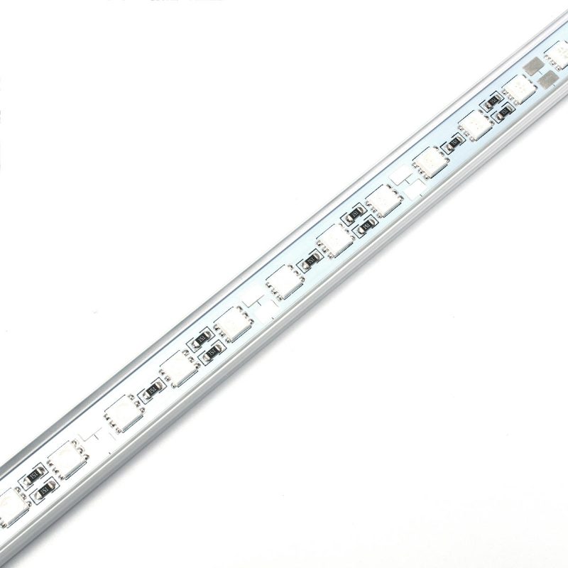 5 Db 50 cm-es Smd5050. Nem Vízálló 5:1 Led Szalaglámpa + 5 A-es Tápadapter A Grow Plant Gardenhez Dc12v