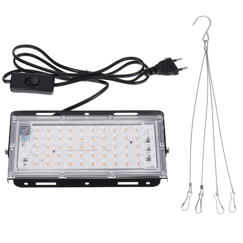 50/96 Led Grow Light Teljes Spektrumú Üvegházhatású Növény Növényi Virág Hidroponikus Ip65 Vízálló Lámpa