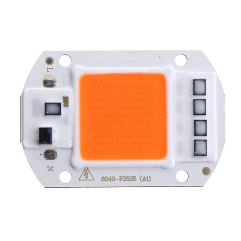 50 W Teljes Spektrumú Led Cob Chip Növénytermesztő Lámpa Ac220/110v