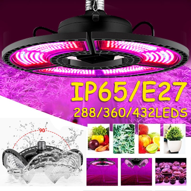 E27 Led Grow Light Teljes Spektrumú Hidroponikus Lámpa Izzó Beltéri Növények Virágtermesztéséhez Ac100-277v