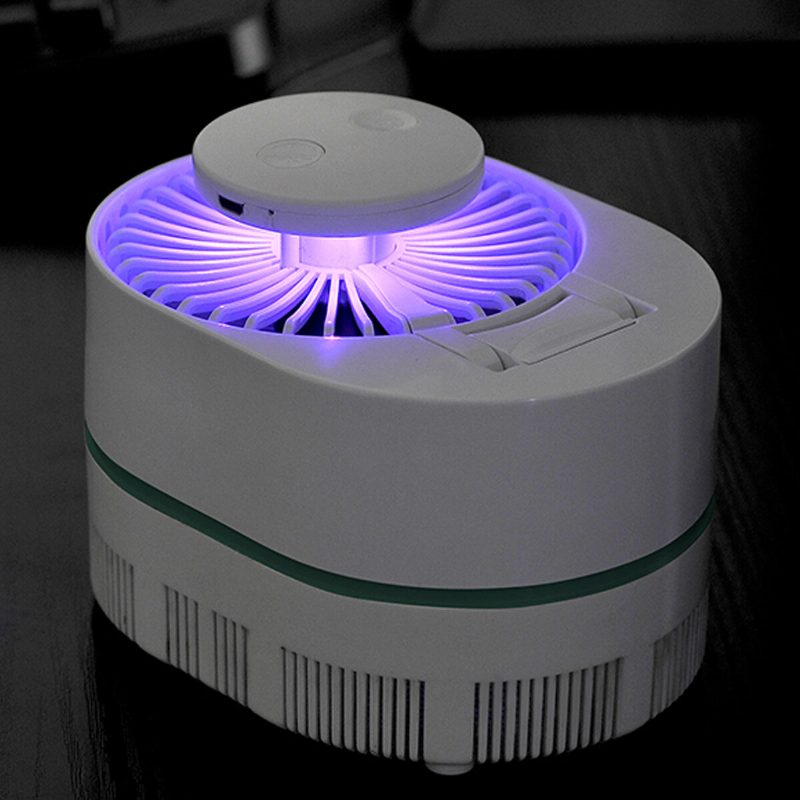 H35844 Mosquito Eradicatio Asztali Ventilátor 3 Sebességes Szélsebesség Led Fény Hűtőventilátorok Usb Töltés Szúnyogölő