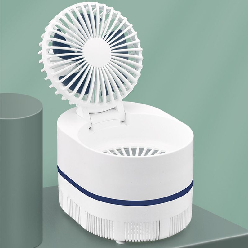 H35844 Mosquito Eradicatio Asztali Ventilátor 3 Sebességes Szélsebesség Led Fény Hűtőventilátorok Usb Töltés Szúnyogölő