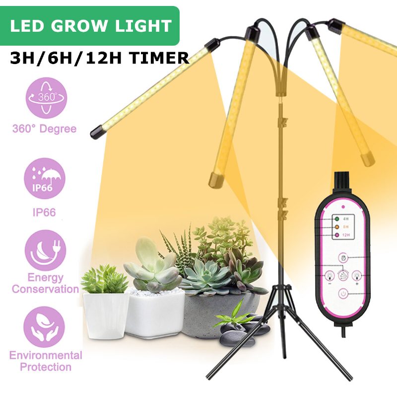 Led Grow Light Állványos Növénytermesztő Lámpa Lámpák Állvánnyal Beltéri Növényekhez