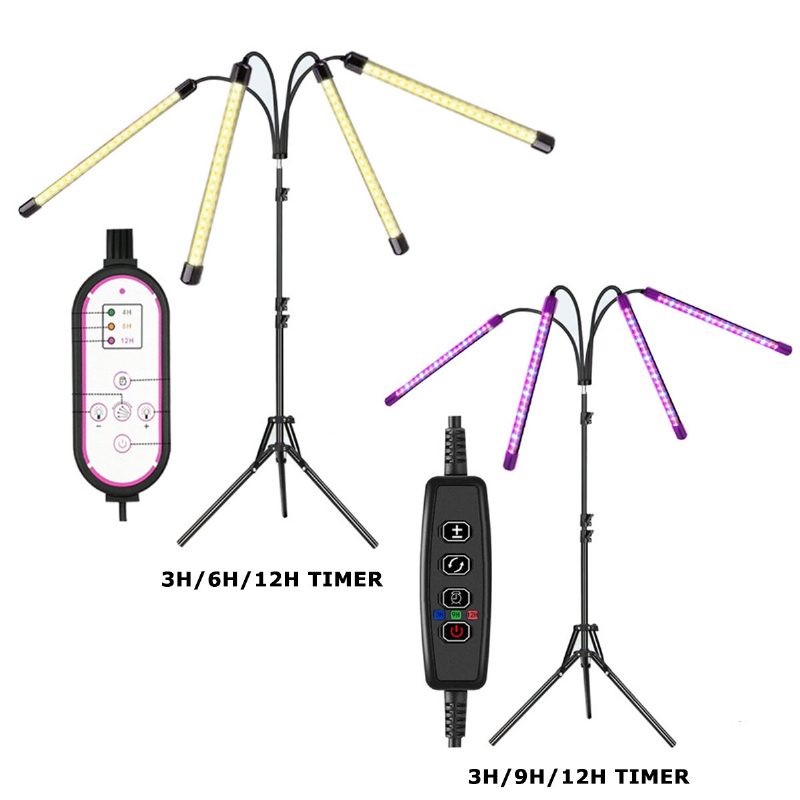 Led Grow Light Állványos Növénytermesztő Lámpa Lámpák Állvánnyal Beltéri Növényekhez