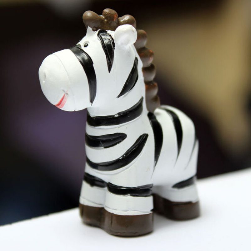 Mini Aranyos Zebra Mikro Táj Dekoráció Kerti Barkács