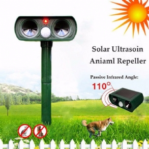 Ultrahangos Solar Power Pest Állatriasztó Macskakutya Madár Egér Róka