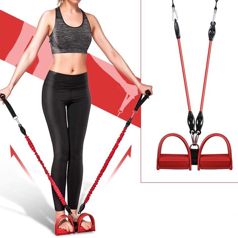 120 cm-es Jóga Húzókötél Cső Pilates Ellenálló Szalag Környezetbarát Habból + Magas Elasztikus Latex Cső Sport Fitness Gym Rally Derékszerszám