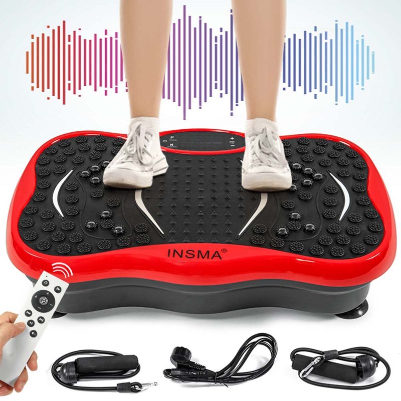 299 Sebességes Hifi Vibrációs Gépi Edző Lemezes Platform Karcsú Masszírozó Edzőgép Fitnesz Bluetooth Zenével 110v