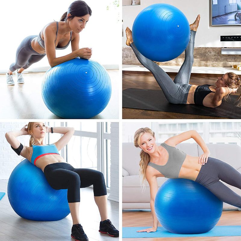 65/75 cm-es Jóga Labda Pilates Fitness Balance Ball Gimnasztika Szállítás Gyakorlat Fitnesz Szülésznő Pvc