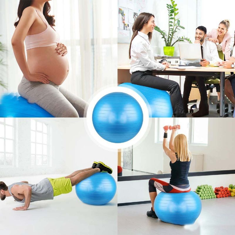 65/75 cm-es Jóga Labda Pilates Fitness Balance Ball Gimnasztika Szállítás Gyakorlat Fitnesz Szülésznő Pvc