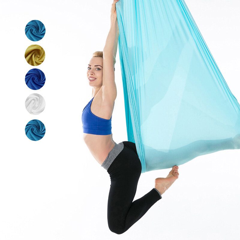 Aerial Yoga Swing Sling Hammock Inversion Anti-gravitációs Edzőterem Jóga Pilates Kiegészítőkkel