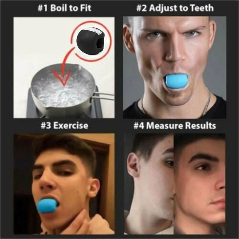 Jaw Ball Exerciser Double Chin Reducer Arcfesték