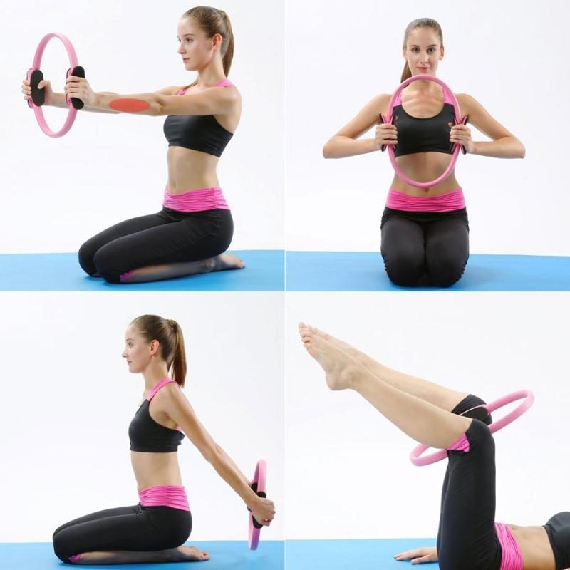 Kaload Dual Grip Jóga Pilates Gyűrű Lábak Karok Derék Karcsúsító Testépítés Magic Circle Fitness Gyakorlat Eszközök