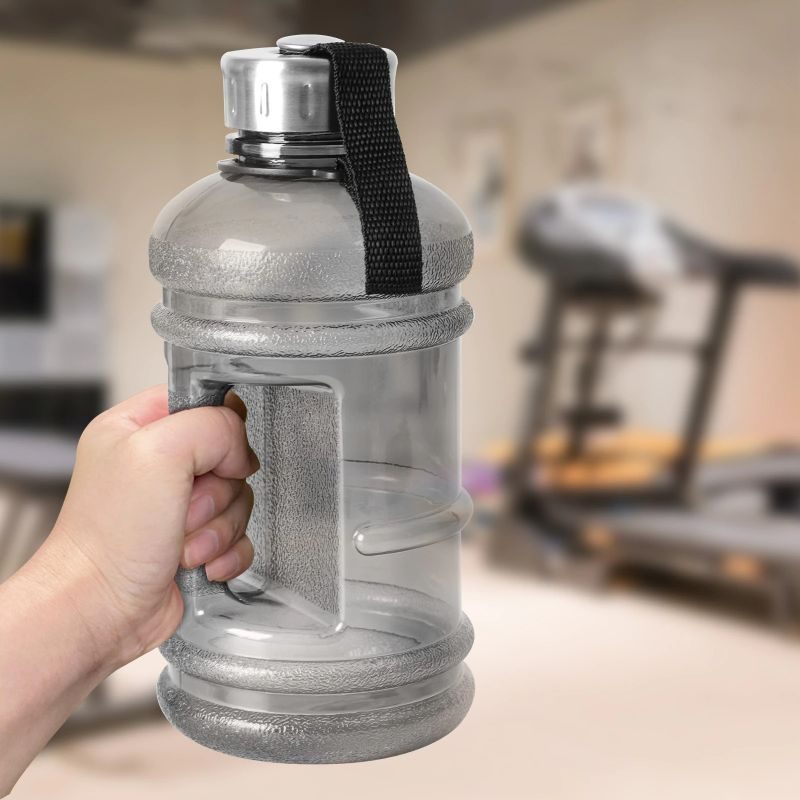 Nagy Űrtartalmú Vizespalack 1l/1.5l/2.2l Shaker Palack Fogantyúval