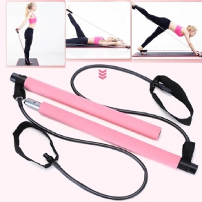 Pilates Stick Gyakorlat Alakformáló Rúd 180 cm-es Edzőszalagok