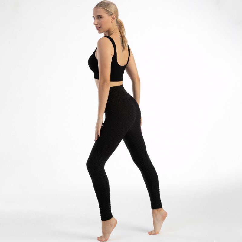 Tengoo Fitness Yoga Pants Plus Size Elasztikus Magas Derék Női Sport Leggings Hip Push Up Harisnyanadrág Női Tornatermi Ruházat Női