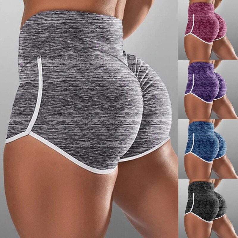 Tengoo Női Jóga Rövidnadrág Hip Push Up Control Butt Lift Légáteresztő Fitness Futás Sport Aktív Ruházat Nagy Rugalmasságú Plus Méretű Tavaszi Nyári Őszi Rövidnadrágok