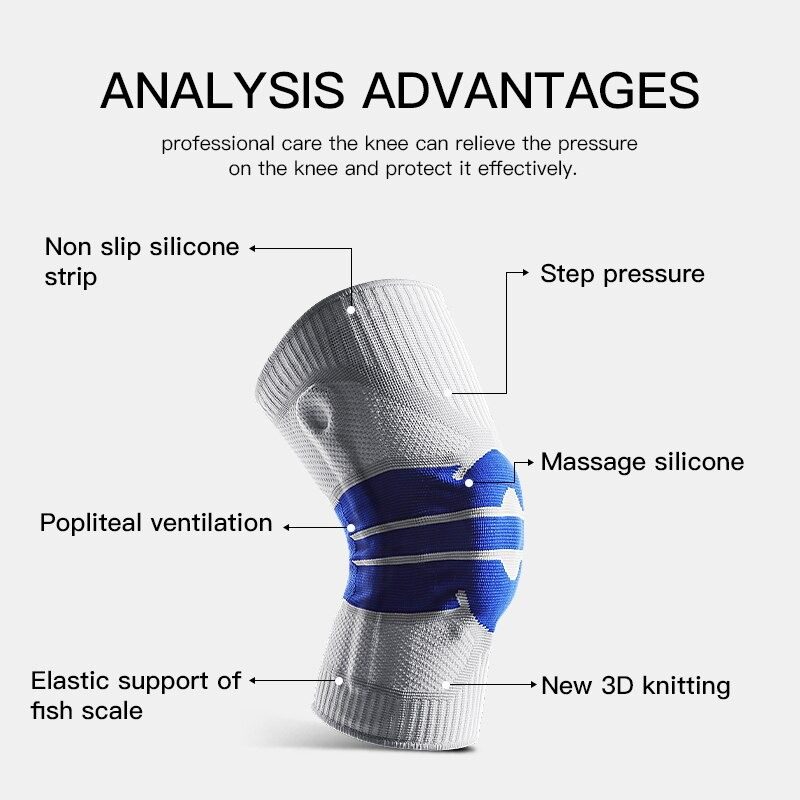 Térdrögzítő Patella Gélpárnával És Oldalstabilizátorokkal