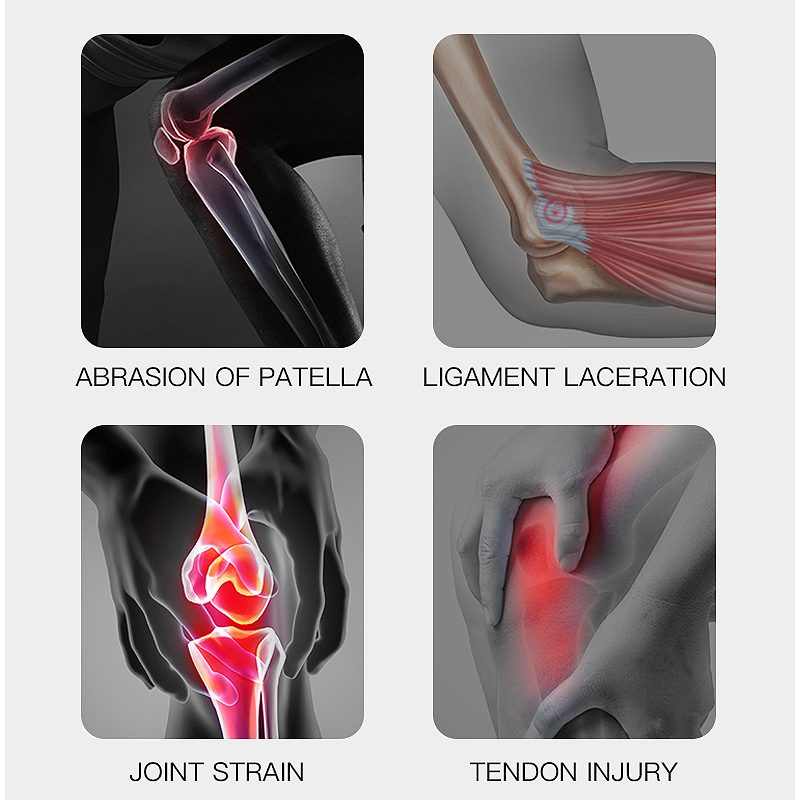 Térdrögzítő Patella Gélpárnával És Oldalstabilizátorokkal