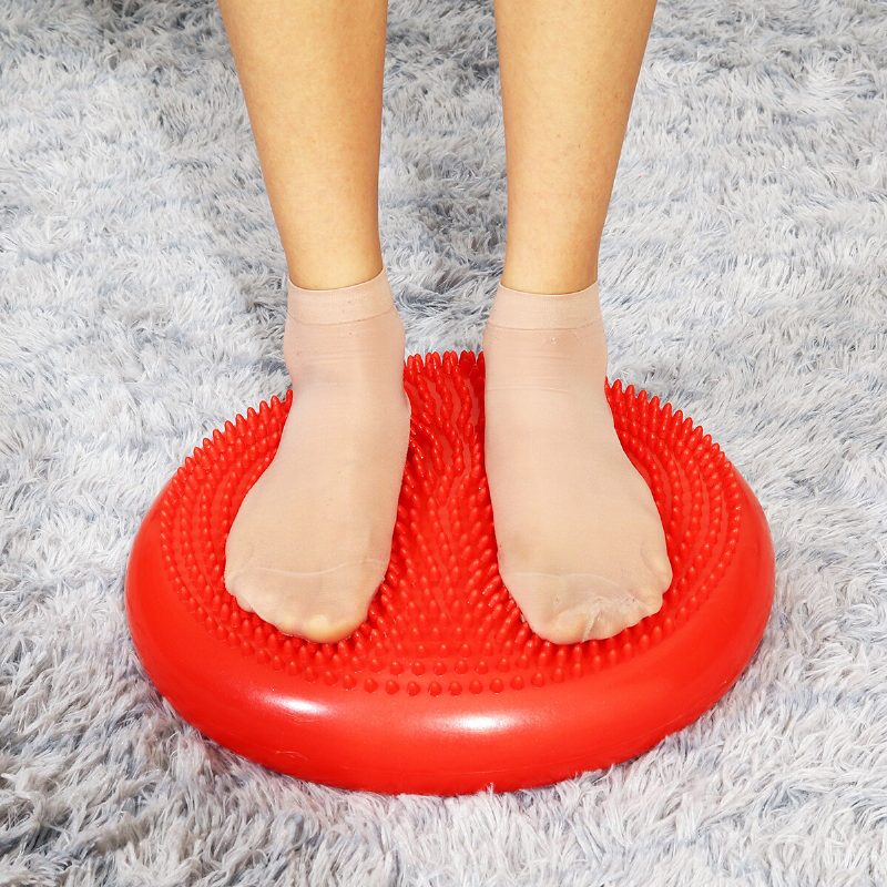 Yoga Balance Board Fitness Body Stabil Disc Kézi Pumpával