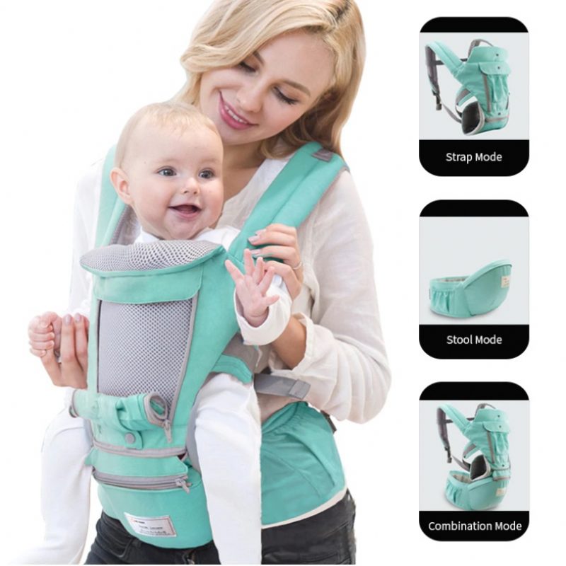 Babahordozó All-in-one Wrap Ergonomikus Csípőülés