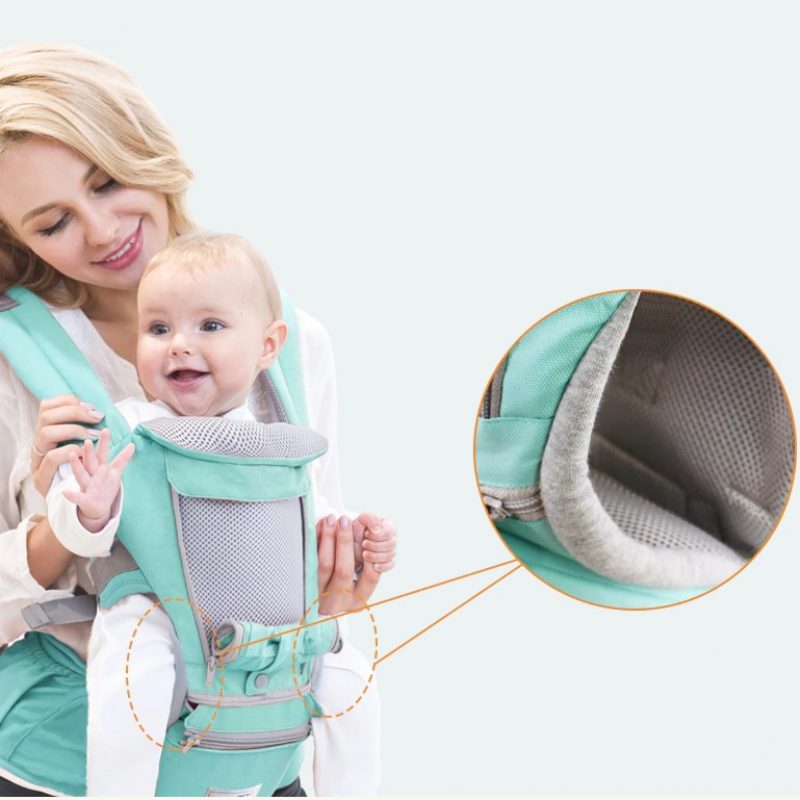 Babahordozó All-in-one Wrap Ergonomikus Csípőülés