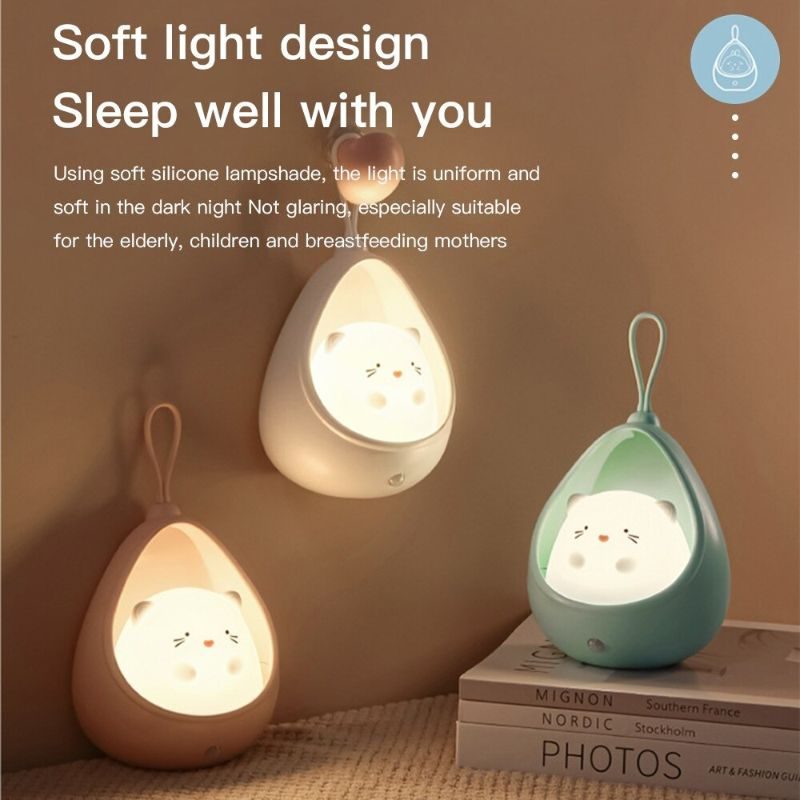 Rabbit Kitten Led Fényérzékelő Éjszaka