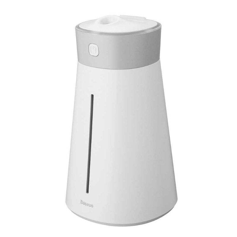 Baseus 380ml 12h Légpárásító Aroma Illóolaj Diffúzor Usb Ventilátor Lámpával Autós Otthoni Irodába