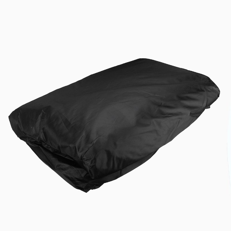 Fekete Full Car Cover Vízálló Nap Eső Hő Por Uv Ellenálló Védelem 190t