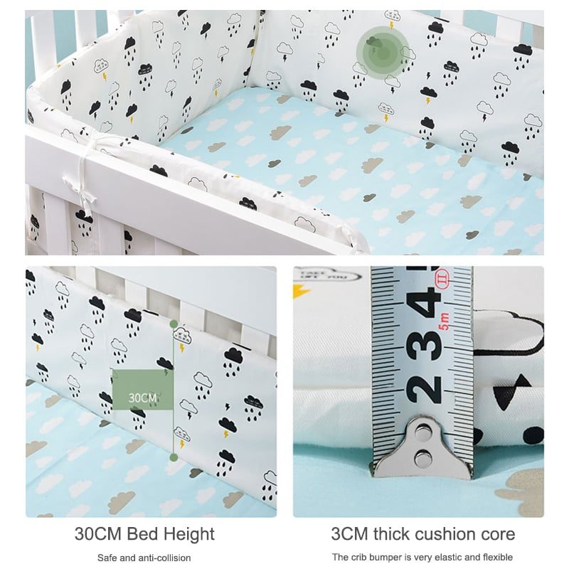 Baby Safe Crib Bumpers Ananász