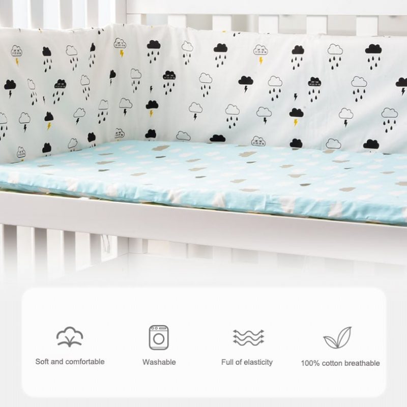 Baby Safe Crib Bumpers Ananász