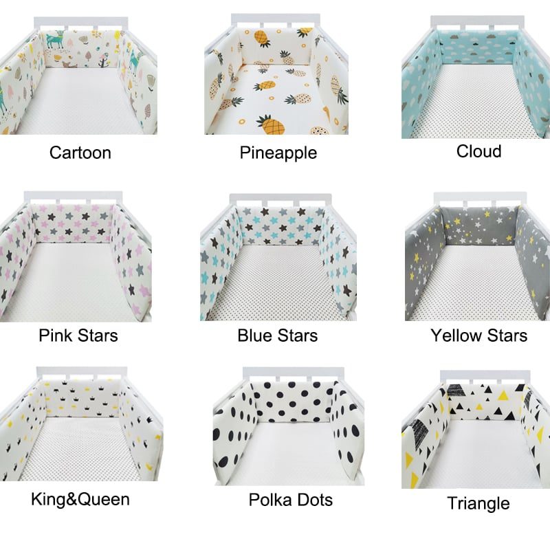 Baby Safe Crib Bumpers Ananász