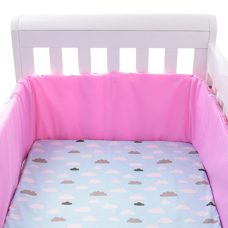 Baby Safe Crib Bumpers Pink