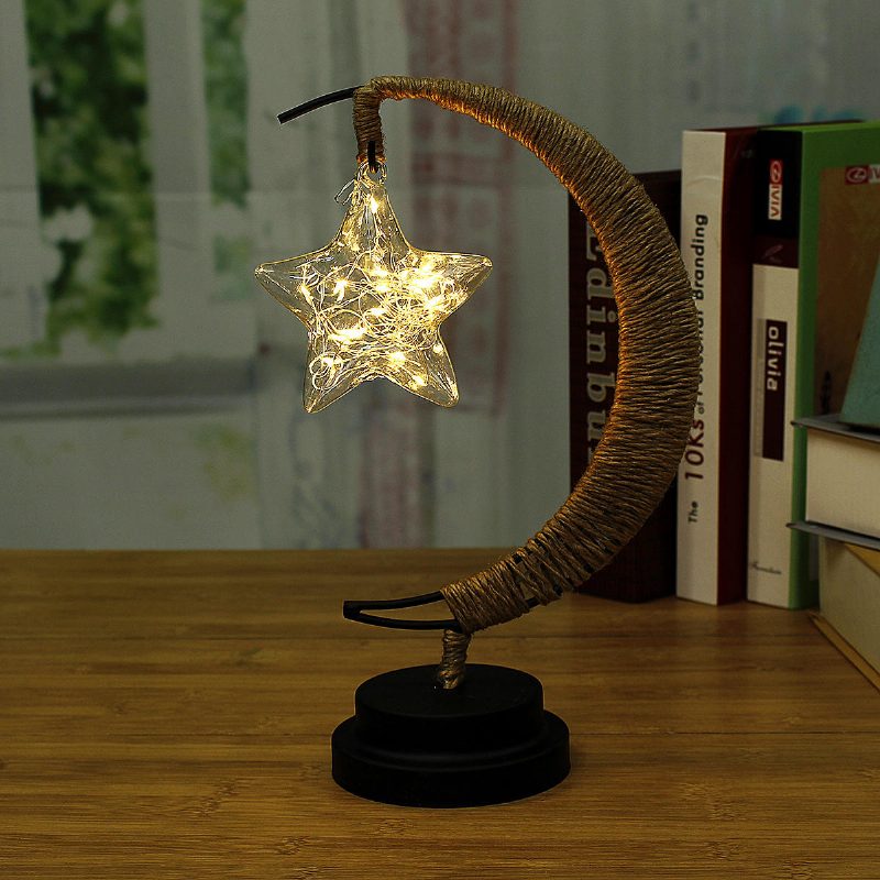 3d Battery Star Night Light Üveg Led Otthoni Parti Kívánság Lámpa Karácsonyra