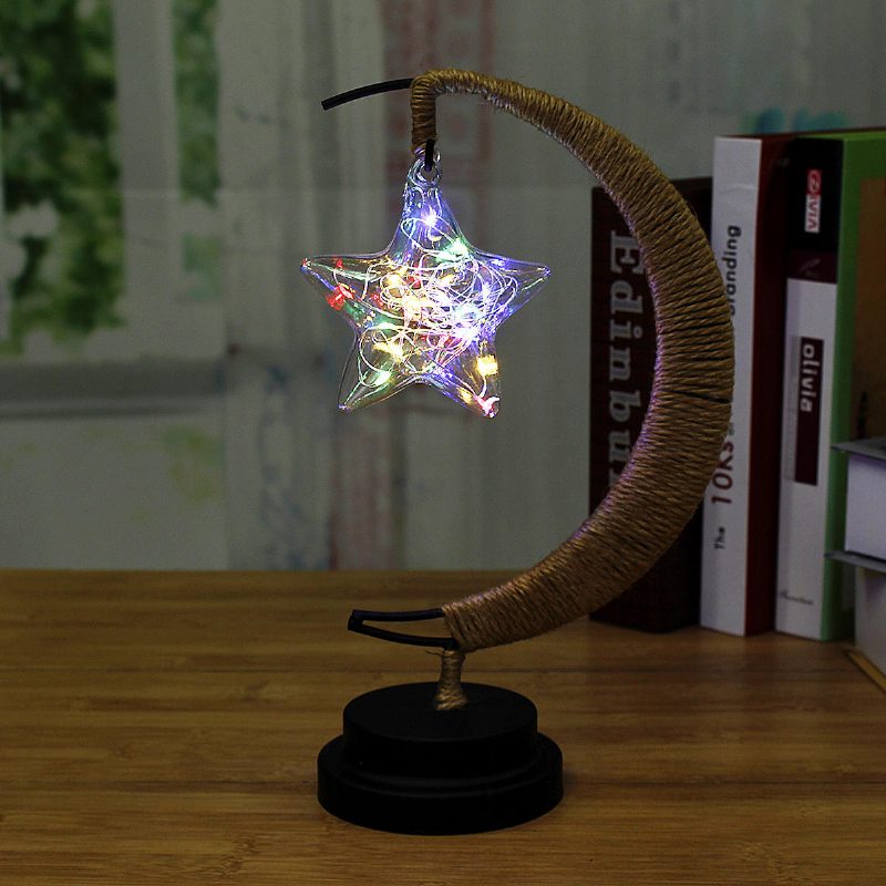 3d Battery Star Night Light Üveg Led Otthoni Parti Kívánság Lámpa Karácsonyra