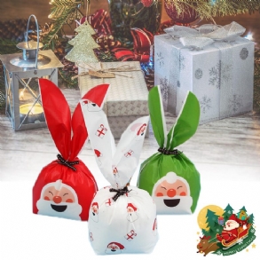 50 Db Boldog Karácsonyt Táskák Cukorka Ajándék Táska Mikulás Szarvas Csomagolás Dekorációk