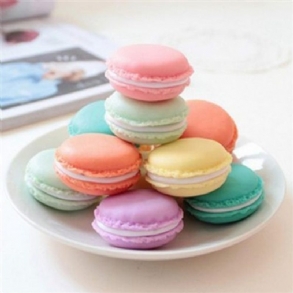 Aranyos Cukorka Színes Macaron Mini Születésnapi Ajándékdoboz Vízálló Tároló Ékszergyűrűk Tablettadoboz