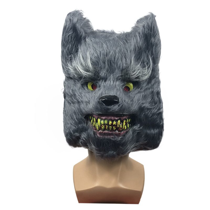 Bloody Killer Rabbit Bear Maszk Scary Halloween Mask Plüss Cosplay Horror