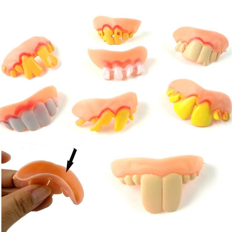 Halloween Funny Faked Teeth Makeup Party Maskarádé Prop