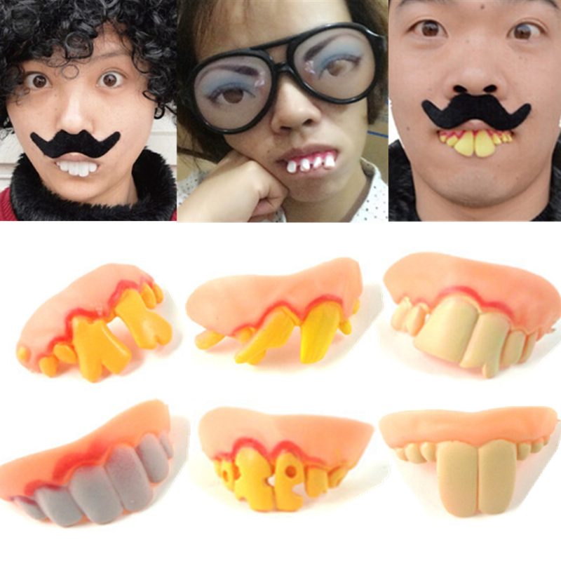 Halloween Funny Faked Teeth Makeup Party Maskarádé Prop