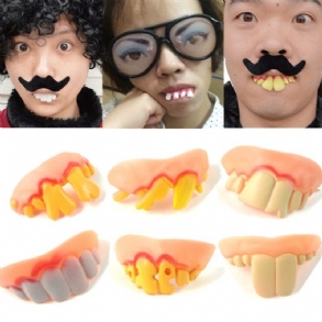 Halloween Funny Faked Teeth Makeup Party Maskarádé Prop