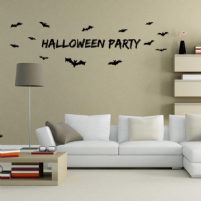 Miico Aw9352 Halloween Falmatrica Levehető Matrica Party Dekorációhoz Szobadíszekhez