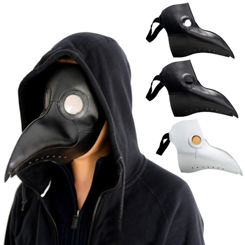 Steampunk Plague Doctor Mask Bird Beak Halloween Prop Cosplay Punk Gothic Maszkok