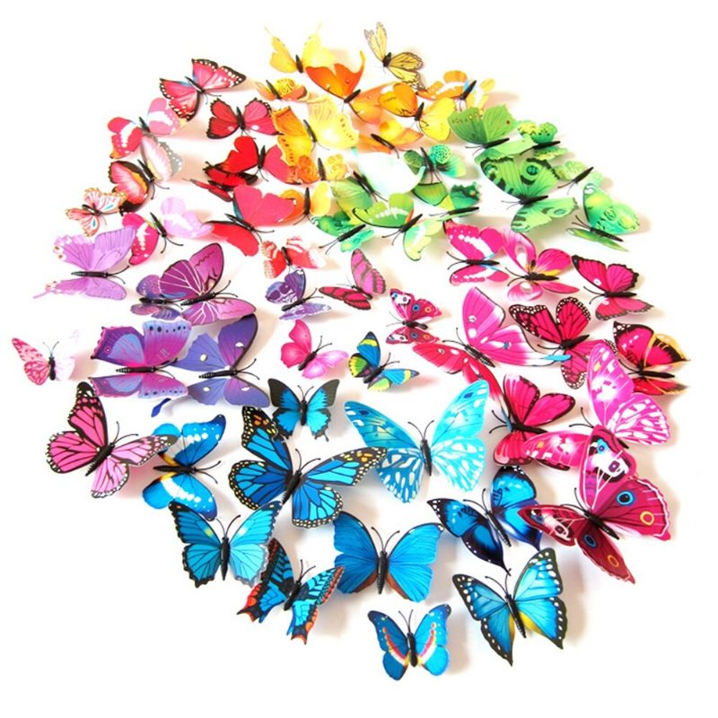 12db 3d Butterfly Design Matrica Art Falimatricák Szoba Ációk Kezdőlap