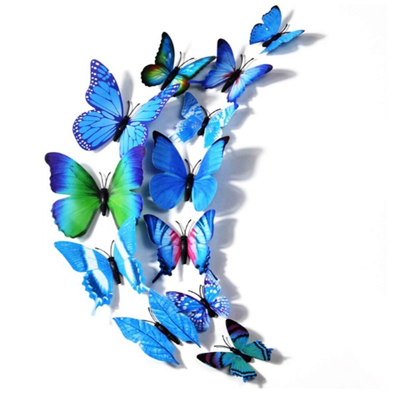 12db 3d Butterfly Design Matrica Art Falimatricák Szoba Ációk Kezdőlap