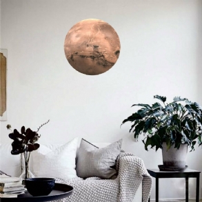 30 cm-es Nagy Hold Világít A Sötétben Noctilucence Planet Égi Matricák Világító Barkács Falmatrica
