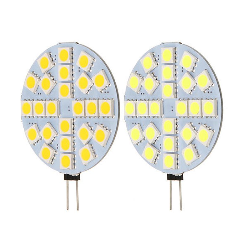 G4 3w Szabályozható Smd5050 24led Meleg Fehér Tiszta Izzó Dc12v